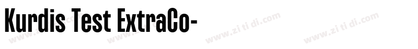Kurdis Test ExtraCo字体转换